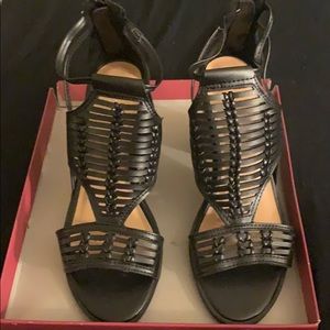 Black Heeled Sandals